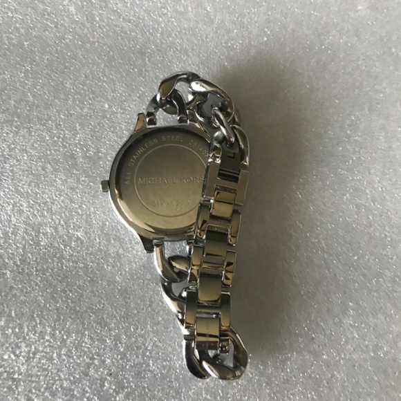 Michael Kors Women’s Slim Runway White Dial Stainless Steel Watch MK3279 - Picture 12 of 16